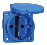 Schutzkontakt-Anbausteckdose