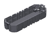 Gerätebecher/Geräteträger für Unterflursystem