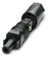 Rundsteckverbinder, Einbau (ohne Leitung)